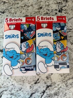 (2) Boys' 5-Pack Briefs - Blue Multi - Size 4